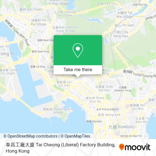 泰昌工廠大廈 Tai Cheong (Liberal) Factory Building地圖
