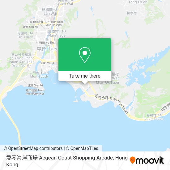 愛琴海岸商場 Aegean Coast Shopping Arcade map
