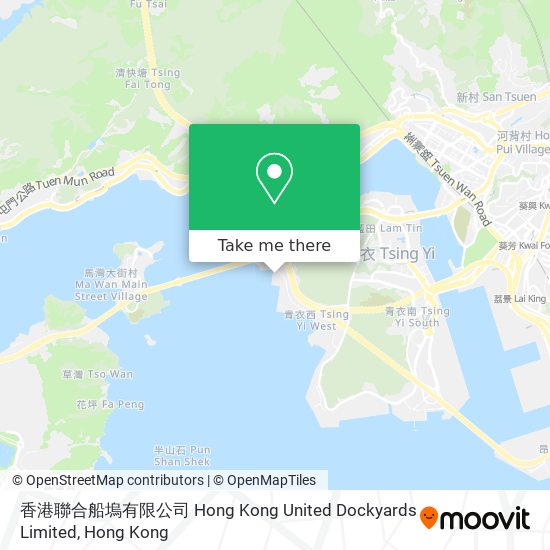 香港聯合船塢有限公司 Hong Kong United Dockyards Limited map