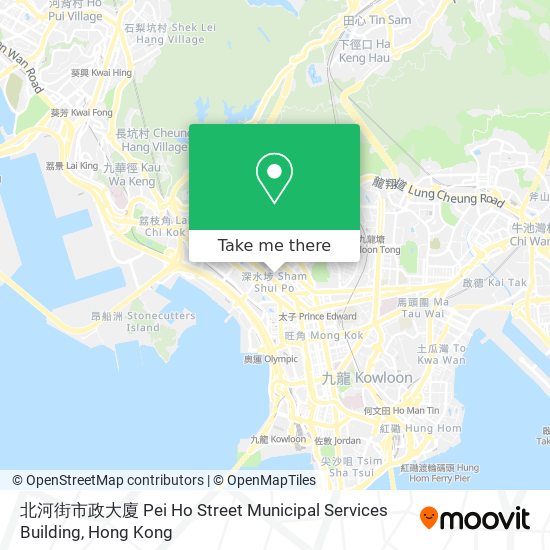 北河街市政大廈 Pei Ho Street Municipal Services Building map