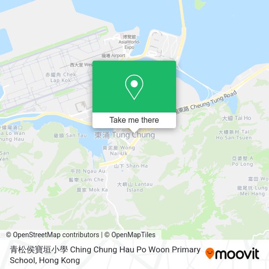 青松侯寶垣小學 Ching Chung Hau Po Woon Primary School地圖