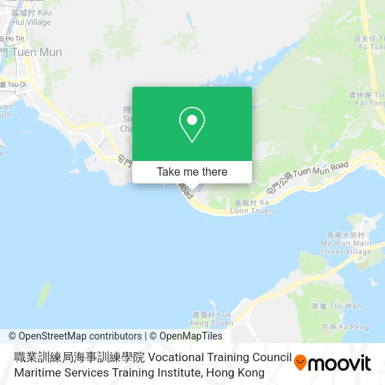 職業訓練局海事訓練學院 Vocational Training Council Maritime Services Training Institute map