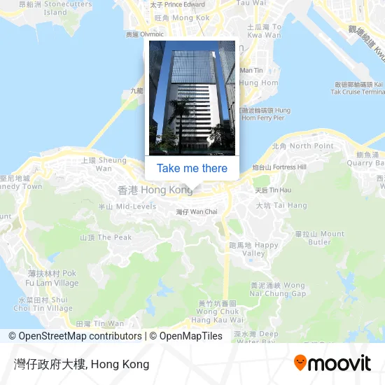 灣仔政府大樓 map