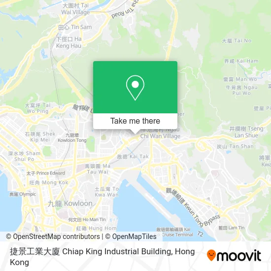 捷景工業大廈 Chiap King Industrial Building map