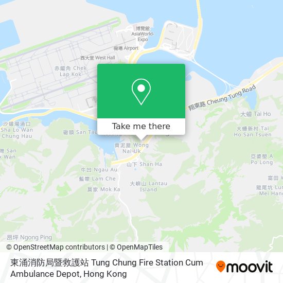 東涌消防局暨救護站 Tung Chung Fire Station Cum Ambulance Depot map