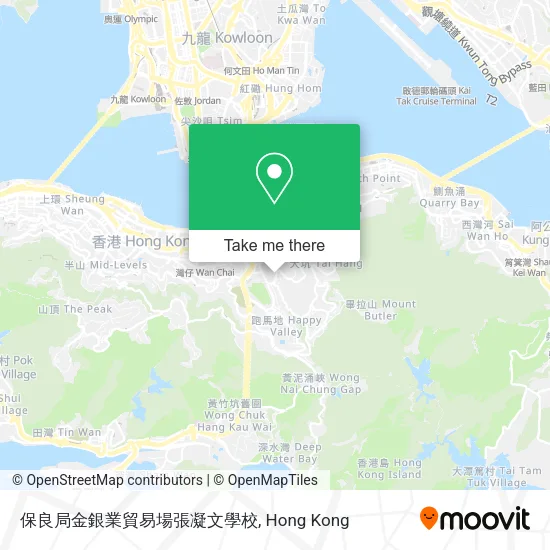 保良局金銀業貿易場張凝文學校地圖