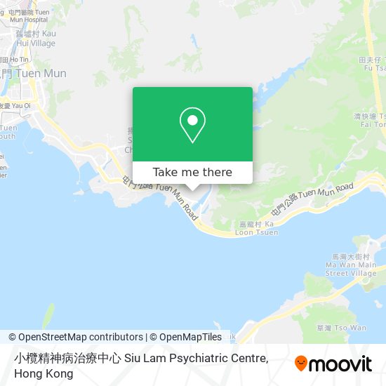 小欖精神病治療中心 Siu Lam Psychiatric Centre map