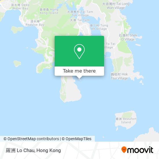 羅洲 Lo Chau map