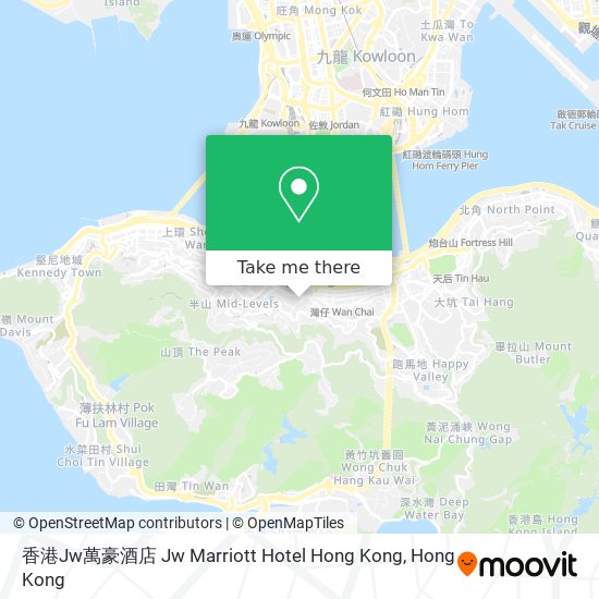 香港Jw萬豪酒店 Jw Marriott Hotel Hong Kong map