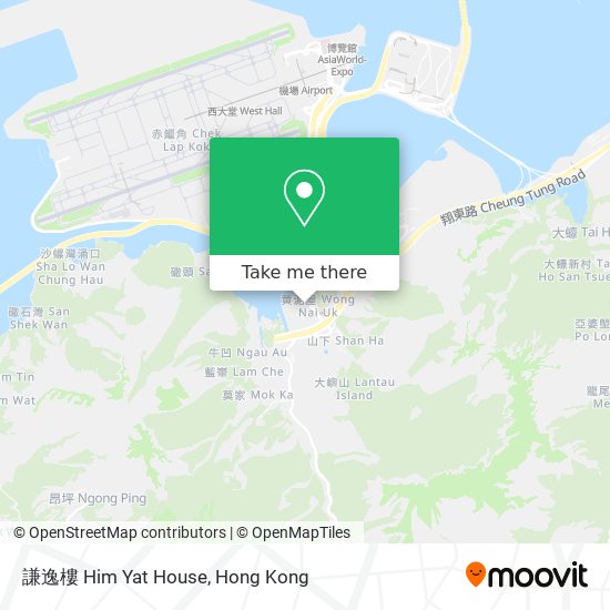 謙逸樓 Him Yat House map