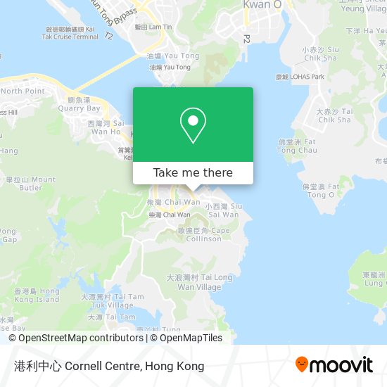 港利中心 Cornell Centre地圖