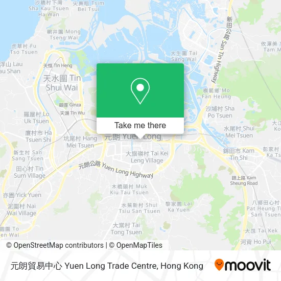 元朗貿易中心 Yuen Long Trade Centre地圖