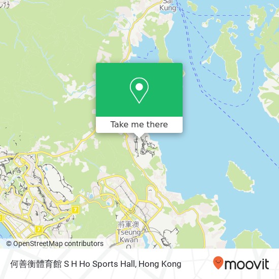 何善衡體育館 S H Ho Sports Hall map