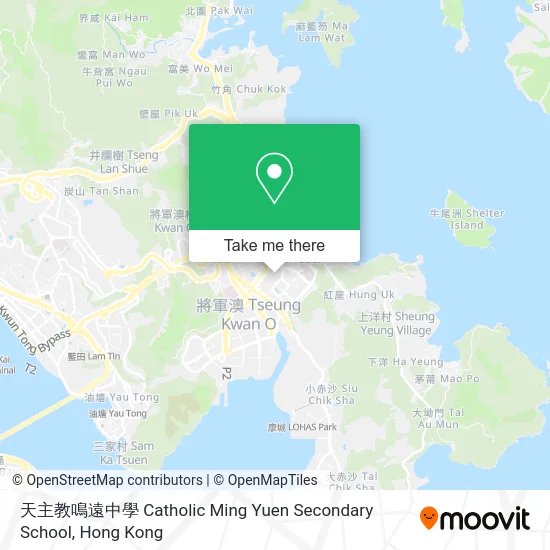 天主教鳴遠中學 Catholic Ming Yuen Secondary School map