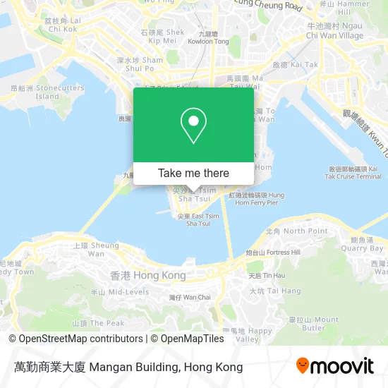 萬勤商業大廈 Mangan Building map