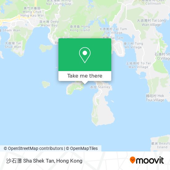 沙石灘 Sha Shek Tan map