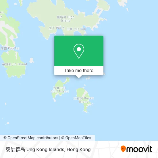 甕缸群島 Ung Kong Islands map