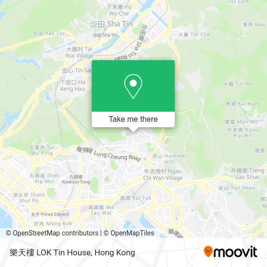 樂天樓 LOK Tin House map