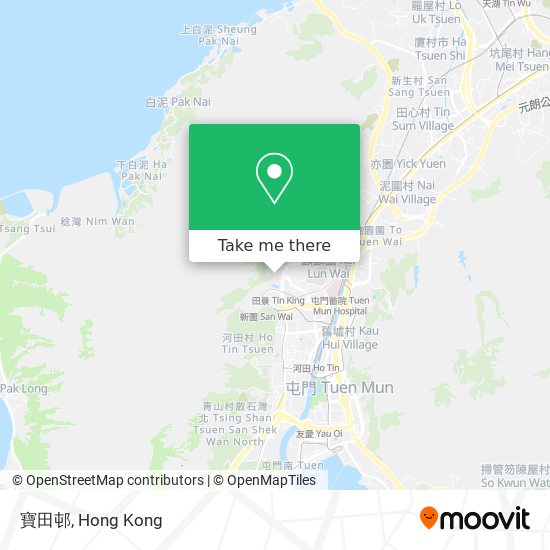 寶田邨 map