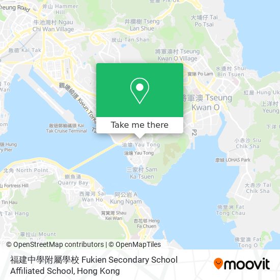 福建中學附屬學校 Fukien Secondary School Affiliated School map