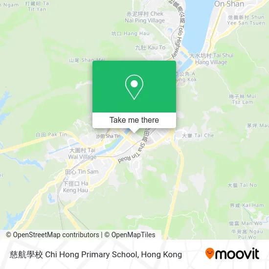慈航學校 Chi Hong Primary School map