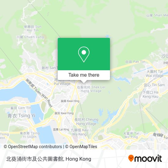 北葵涌街市及公共圖書館 map