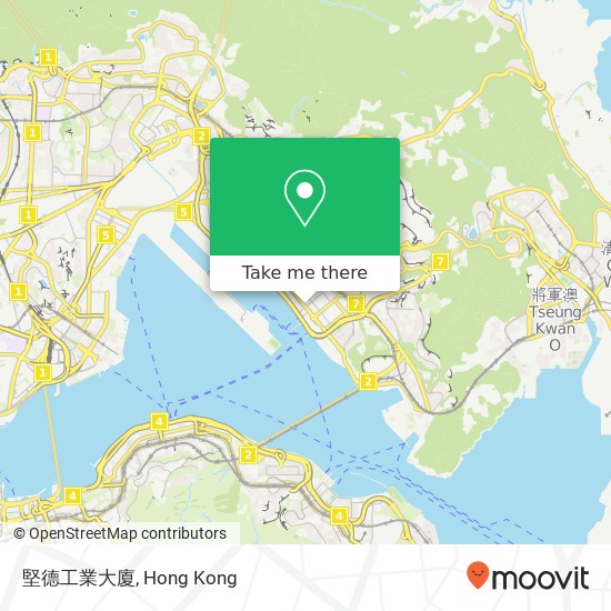 堅德工業大廈 map