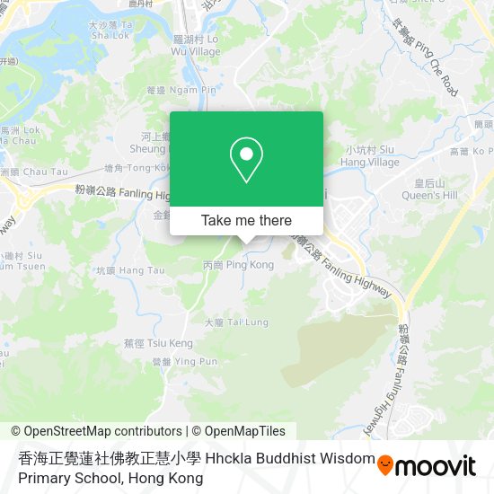 香海正覺蓮社佛教正慧小學 Hhckla Buddhist Wisdom Primary School地圖