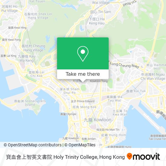 寶血會上智英文書院 Holy Trinity College地圖