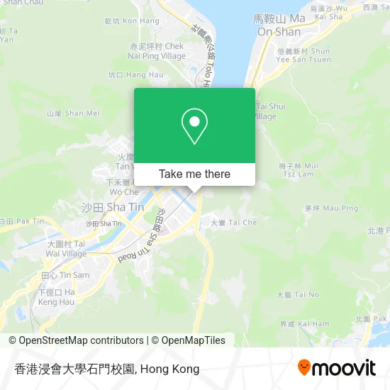 香港浸會大學石門校園 map