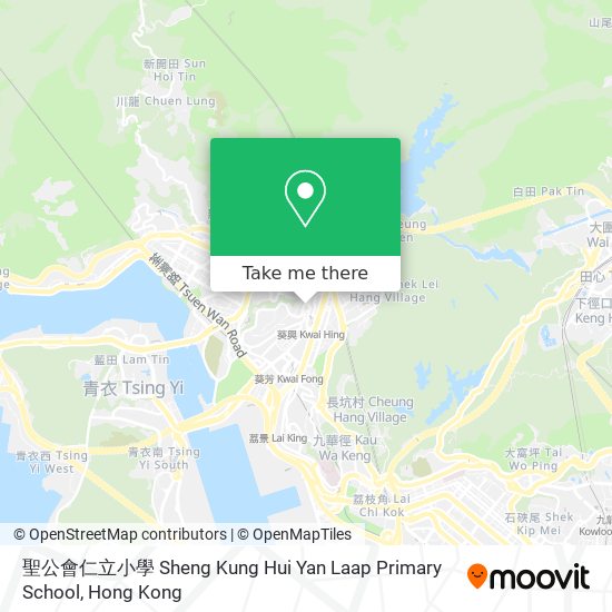 聖公會仁立小學 Sheng Kung Hui Yan Laap Primary School map