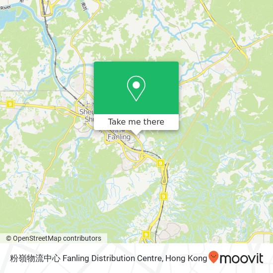粉嶺物流中心 Fanling Distribution Centre map