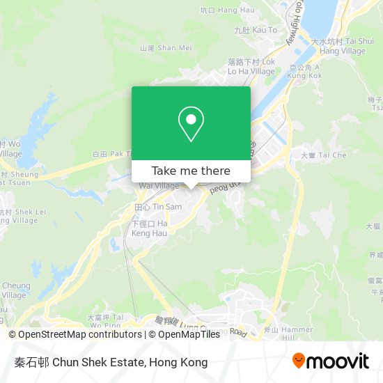 秦石邨 Chun Shek Estate map