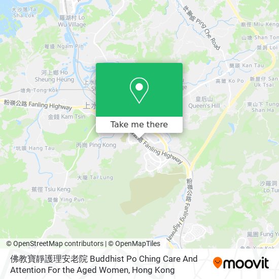 佛教寶靜護理安老院 Buddhist Po Ching Care And Attention For the Aged Women map