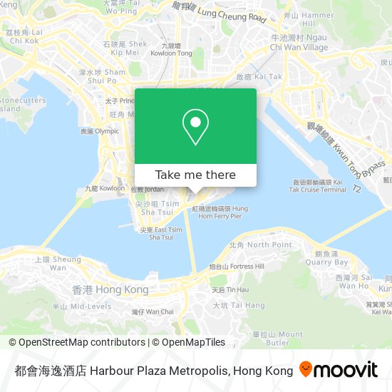 都會海逸酒店 Harbour Plaza Metropolis map