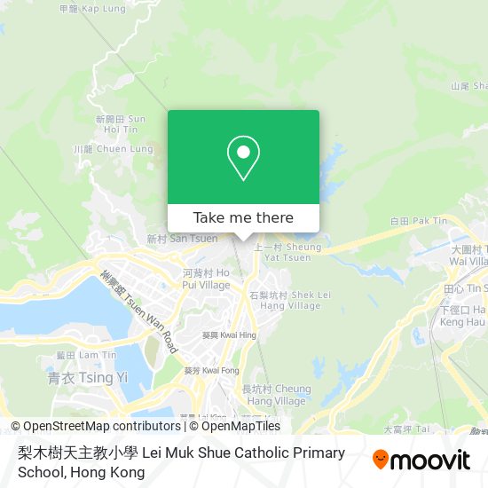 梨木樹天主教小學 Lei Muk Shue Catholic Primary School map