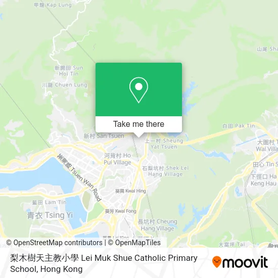 梨木樹天主教小學 Lei Muk Shue Catholic Primary School地圖
