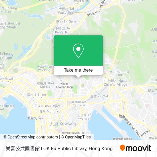 樂富公共圖書館 LOK Fu Public Library地圖