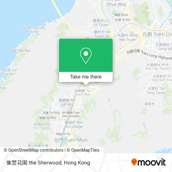 豫豐花園 the Sherwood map
