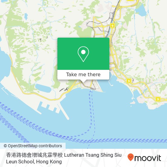 香港路德會增城兆霖學校 Lutheran Tsang Shing Siu Leun School map