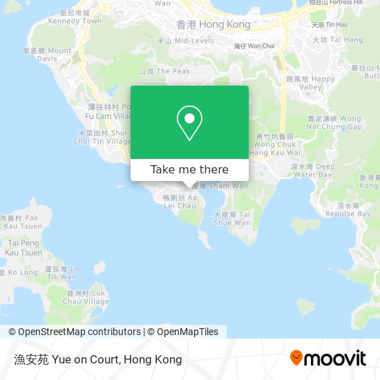 漁安苑 Yue on Court map