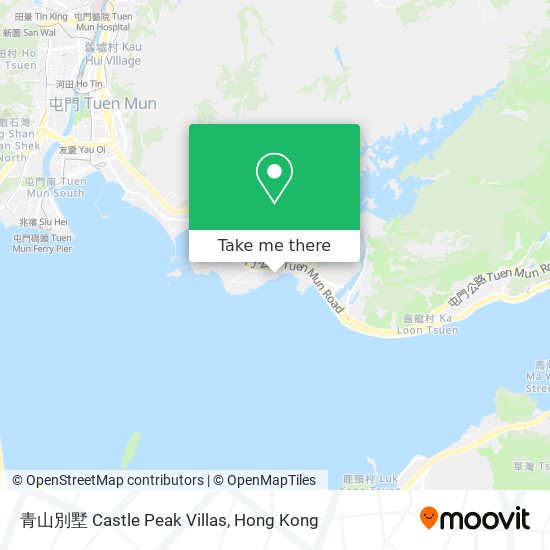 青山別墅 Castle Peak Villas map