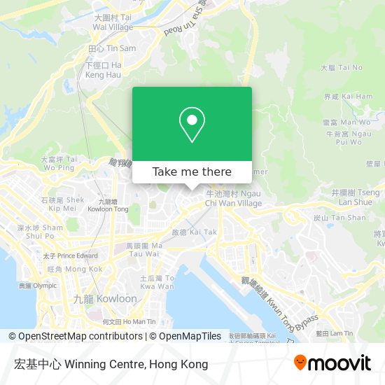 宏基中心 Winning Centre map