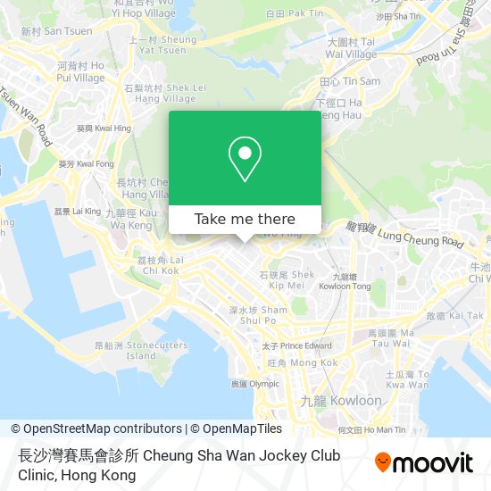 長沙灣賽馬會診所 Cheung Sha Wan Jockey Club Clinic map