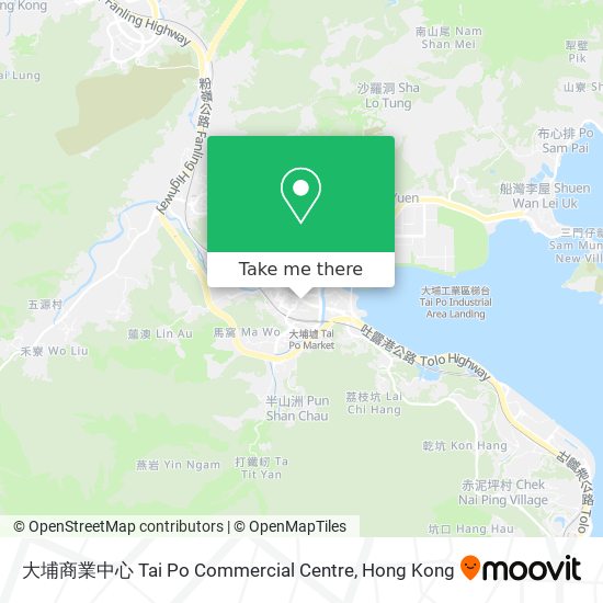 大埔商業中心 Tai Po Commercial Centre地圖