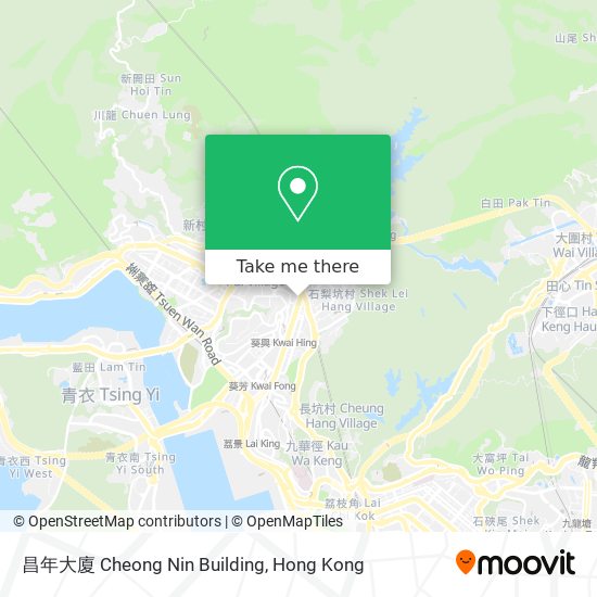 昌年大廈 Cheong Nin Building map