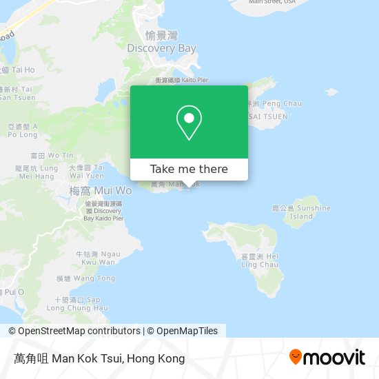 萬角咀 Man Kok Tsui map