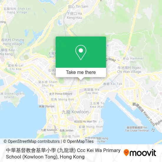 中華基督教會基華小學 (九龍塘) Ccc Kei Wa Primary School (Kowloon Tong)地圖