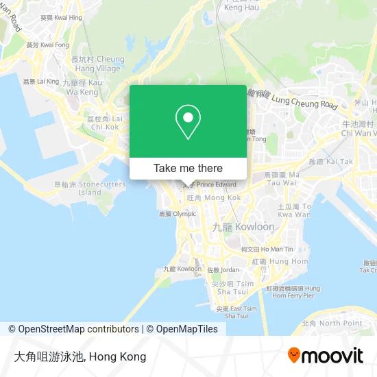 大角咀游泳池 map