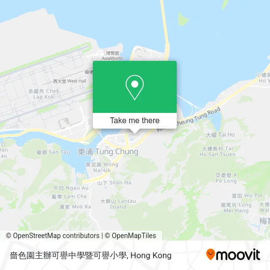 嗇色園主辦可譽中學暨可譽小學地圖